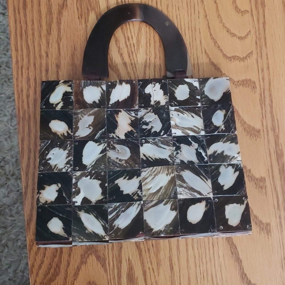 Shell and Horn Vintage Purse